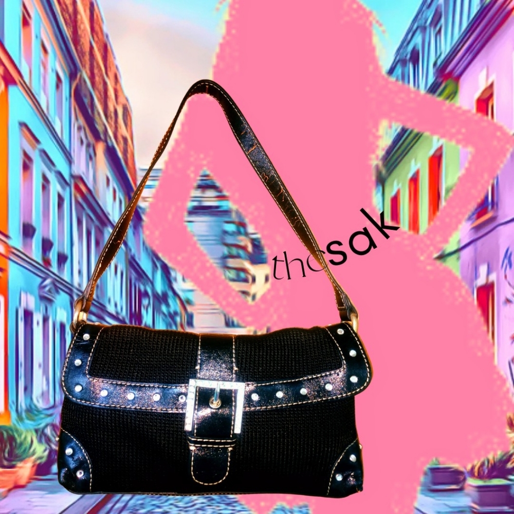 Black and rhinestone the sak purse